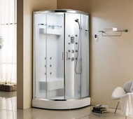 Овална хидромасажна душ кабина P-B060