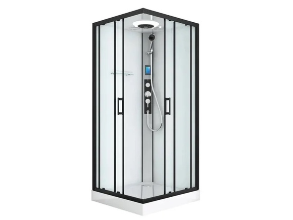 Стилна хидромасажна душ кабина Miami Black