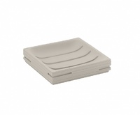 Поставка за сапун Gedy Quadrotto Tortora