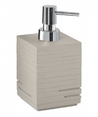 Стоящ дозатор за сапун Gedy Quadrotto Tortora