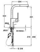 Кухненска батерия Teka MZX Pull Out (1)