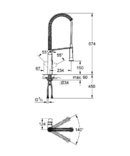 Батерия за кухня Grohe K7 (1)