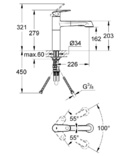Кухненски смесител за умивалник Grohe Europlus (1)