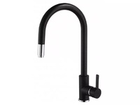 Черен кухненски смесител Мирея ICF 263006 Black