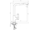 Черен смесител за кухня ICF 718650 Black (1)