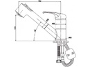 Кухненски смесител ICF 7190048 Хилда (1)