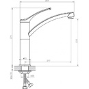Хромиран смесител за кухня ICF 7153066 (1)