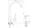 Черен смесител за кухня ICF 719612B (1)