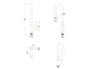 Черен кухненски смесител Havanna Black ICF 7108223 (1)