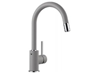 Висок кухненски смесител Mida-S Alumetallic