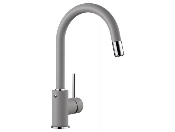 Висок кухненски смесител Mida-S Alumetallic