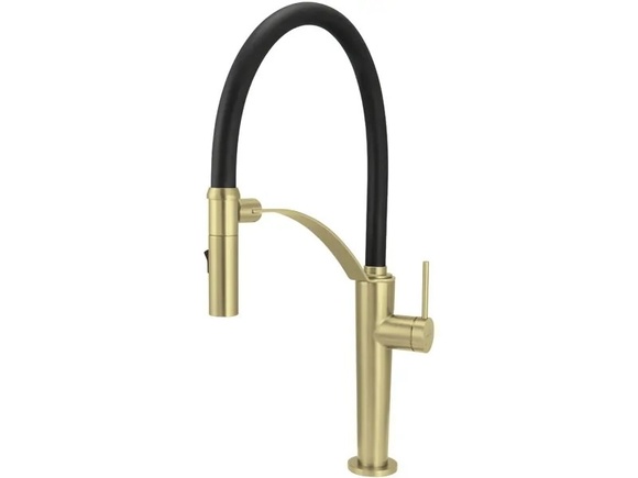 Стоящ смесител за кухня Corda Brushed Gold