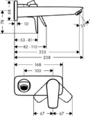 Батерия за вграждане Hansgrohe Talis E (1)