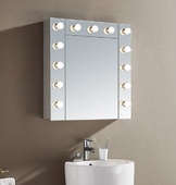 PVC горен шкаф за баня Айрис ICL 1716