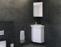 Ъглови ПВЦ шкафчета за баня Кара 46