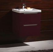 Лилав долен шкаф за баня Инес ICP 6065P