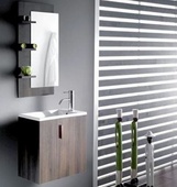 Комплект за баня Топ в цвят венге