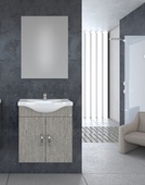 Мебел за баня Алба 80 Браун