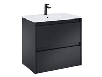 Конзолен шкаф за баняUnik Black Matt 70см