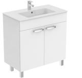 Шкаф бял гланц